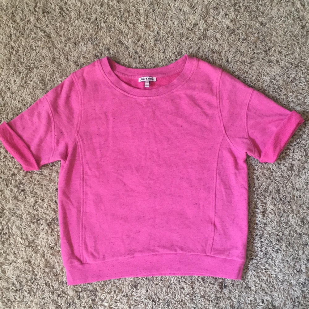 Juicy Couture Short Sleeve Pullover Sweatshirt